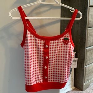 Hot topic strawberry Camisole size Large